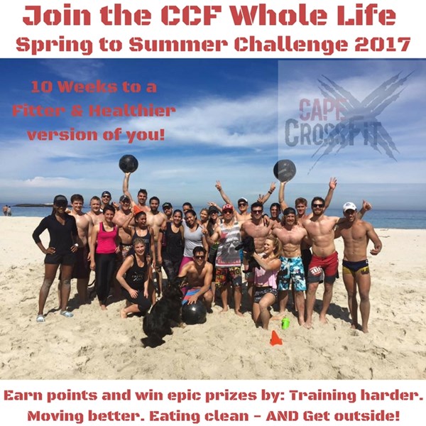 CCF Whole Life Challenge - Spring into Summer 2017 edition starts Monday!