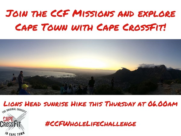 CCF Missions - part of the #CCFWholeLifeChallenge