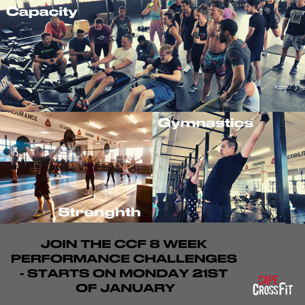 Join the CCF 8 Weeks to Improve Your Performance - become fitter and win cash, like our winners from last challenge (in here too)!